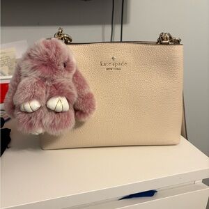 Kate Spade Cream Crossbody Bag with Gold Hardware